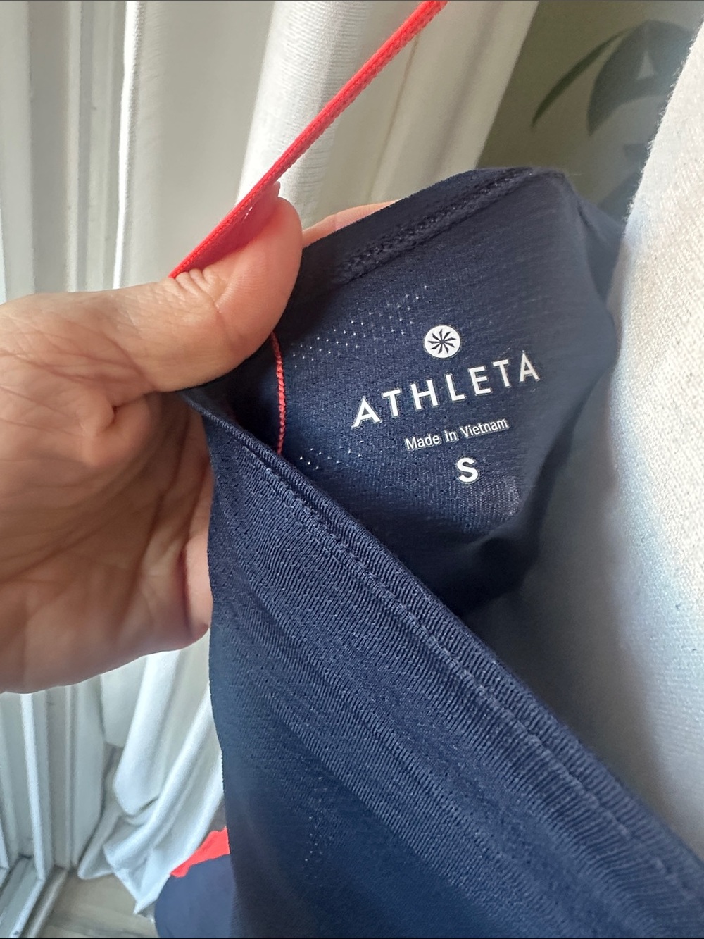 Athleta Navy Racerback Performance Tank - Picture 4 of 4